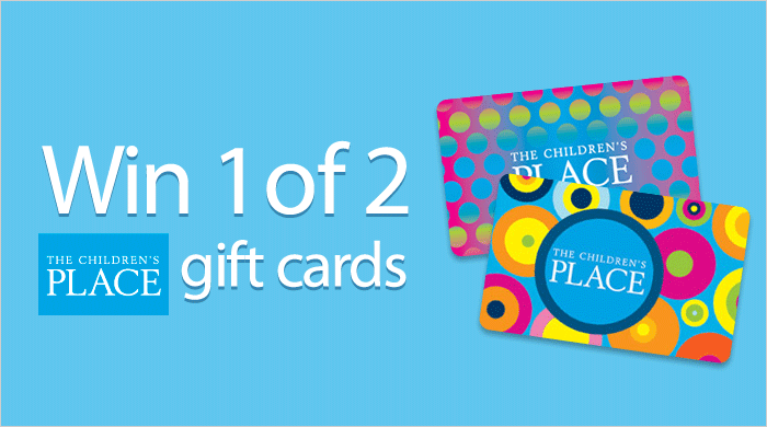 Win 1 of 2 $100 Gift Cards from The Children's Place! 1