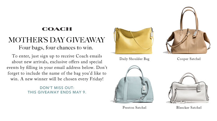 Coach - Mother's Day Giveaway